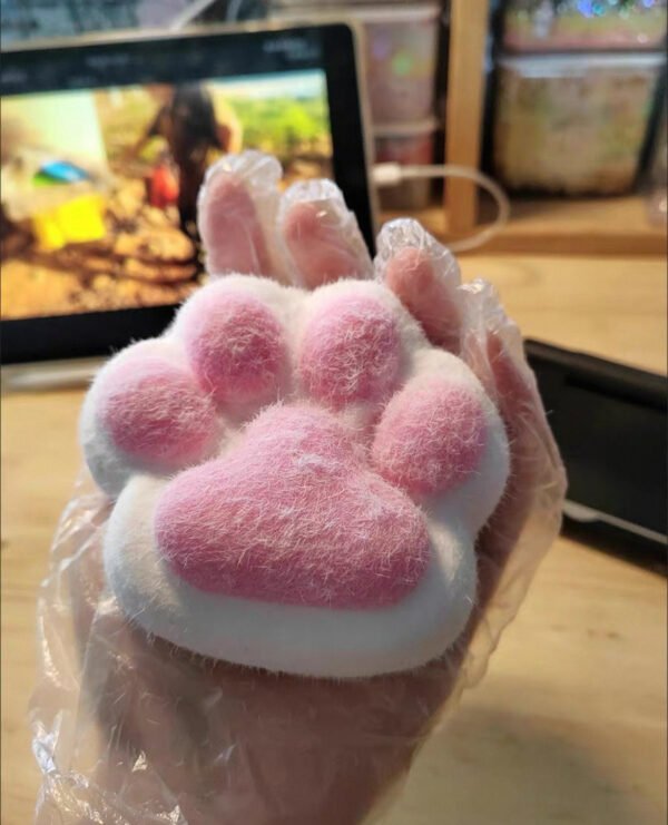 New extra-large cat paw squishy handcraft slime texture